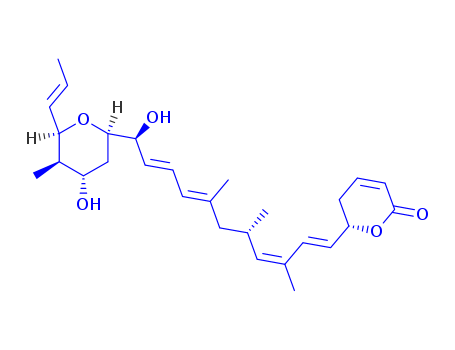 2H-Pyran-2-one,5,6-dihydro-6-[(1E,3Z,5R,7E,9E,11R)-11-hydroxy-3,5,7-trimethyl-11-[(2S,4R,5S,6S)-tetrahydro-4-hydroxy-5-methyl-6-(1E)-1-propen-1-yl-2H-pyran-2-yl]-1,3,7,9-undecatetraen-1-yl]-,(6R)-