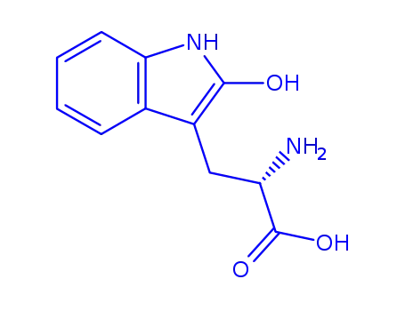 Molecular Structure of 1313054-66-8 (2-Hydroxy-D-tryptophan)