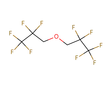 Molecular Structure of 1691-22-1 (Bis(2,2,3,3,3-pentafluoropropyl) ether)