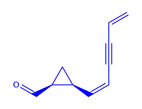 Cyclopropanecarboxaldehyde, 2-(1,5-hexadien-3-ynyl)-, [1S-[1alpha,2alpha(E)]]- (9CI)