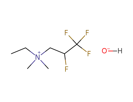 ethyl-dimethyl-(2,3,3,3-tetrafluoro-propyl)-ammonium; hydroxide