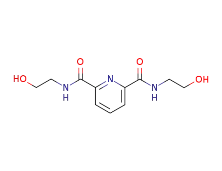 Molecular Structure of 147778-14-1 (N<SUP>2</SUP>,N<SUP>6</SUP>-bis(2-hydroxyethyl)pyridine-2,6-dicarboxamide)