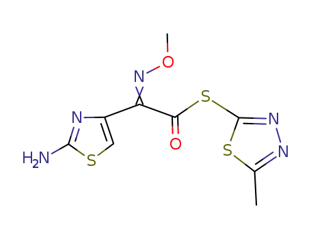 (2-Amino-thiazol-4-yl)-[(Z)-methoxyimino]-thioacetic acid S-(5-methyl-[1,3,4]thiadiazol-2-yl) ester