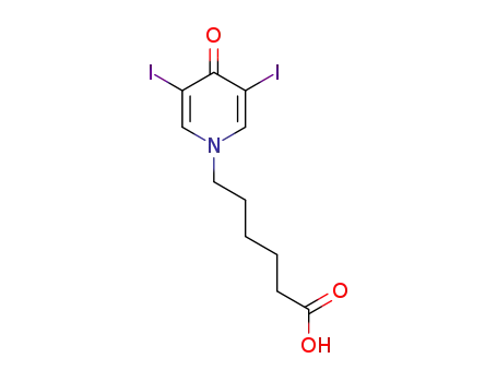 1,4-ジヒドロ-3,5-ジヨード-4-オキソ-1-ピリジンヘキサン酸