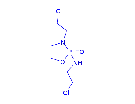 Molecular Structure of 165131-65-7 (N,3-bis(2-chloroethyl)-1,3,2-oxazaphospholidin-2-amine 2-oxide)