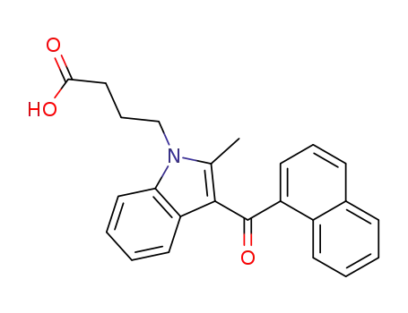 4-(3-(1-naphthoyl)-2-methyl-1H-indol-1-yl)butanoic acid
