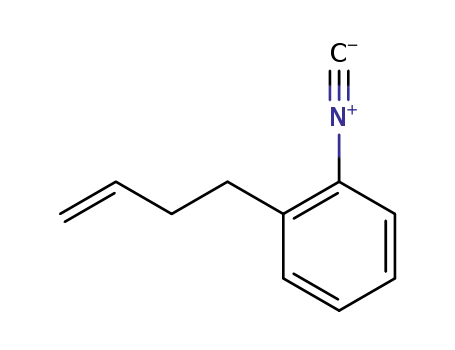 Molecular Structure of 63212-36-2 (Benzene, 1-(3-butenyl)-2-isocyano-)