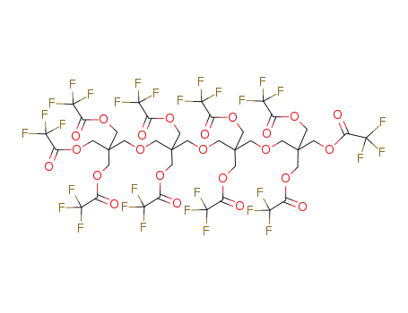 2,2,6,6,10,10,14,14-Octakis(trifluoracetoxymethyl)-4,8,12-trioxapentadecan-1,15-diylbis(trifluoracetat)