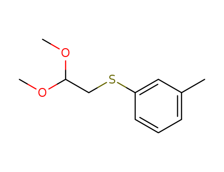 3-methyl-1-(2,2-dimethoxy-ethyl-sulfanyl)-benzene