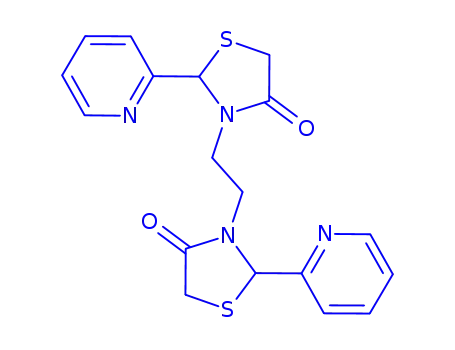 (R*,S*)-3,3'-(1,2-Ethanediyl)bis(2-(2-pyridinyl)-4-thiazolidinone)