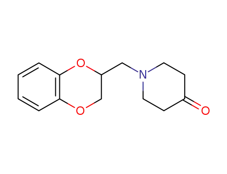 Molecular Structure of 53491-25-1 (4-Piperidinone, 1-[(2,3-dihydro-1,4-benzodioxin-2-yl)methyl]-)