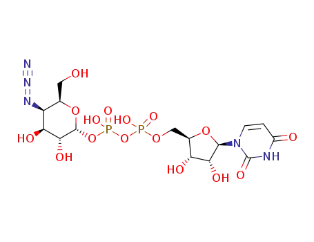 Molecular Structure of 1435273-16-7 (UDP-4-N<sub>3</sub>-Gal)