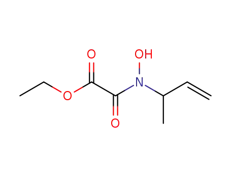 ethyl oxo<hydroxy(1-methyl-2-propenyl)amino>acetate