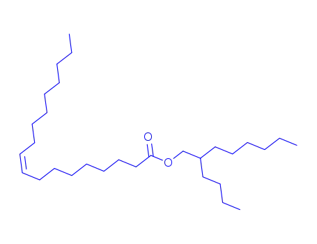 Molecular Structure of 134112-37-1 (9-Octadecenoic acid (9Z)-, 2-butyloctyl ester)