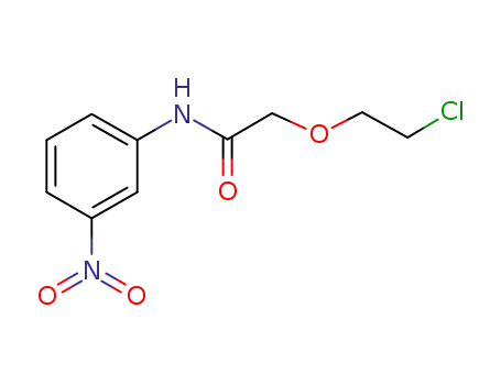 Molecular Structure of 845729-53-5 (Acetamide, 2-(2-chloroethoxy)-N-(3-nitrophenyl)-)