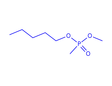 Molecular Structure of 170082-80-1 (Methyl pentyl methylphosphonate)