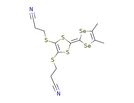 dimethyldiselenadithiafulvalenedi(SCH<sub>2</sub>CH<sub>2</sub>CN)2