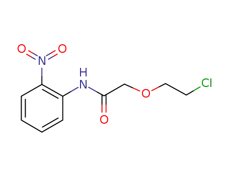 Molecular Structure of 845729-50-2 (Acetamide, 2-(2-chloroethoxy)-N-(2-nitrophenyl)-)