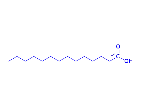 Myristic acid, [1-14C]