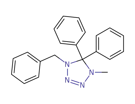 1H-Tetrazole, 4,5-dihydro-1-methyl-5,5-diphenyl-4-(phenylmethyl)-