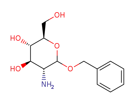 Molecular Structure of 738518-26-8 (Benzyl 2-Amino-2-deoxy-α-D-galactopyranoside)