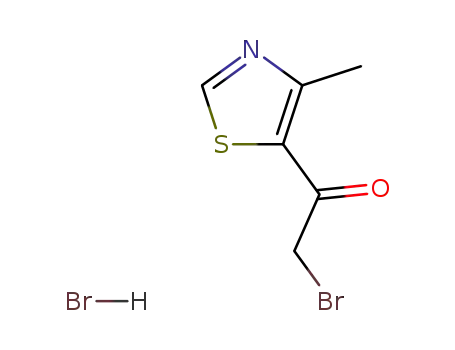 2-bromo-1-(4-methylthiazol-5-yl)ethanone hydrobromide