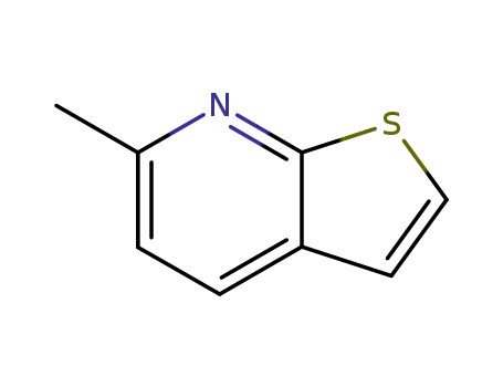Molecular Structure of 1759-30-4 (Thieno[2,3-b]pyridine, 6-methyl- (7CI,8CI,9CI))
