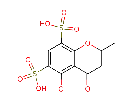 5-hydroxy-2-methyl-4-oxo-4<i>H</i>-chromene-6,8-disulfonic acid