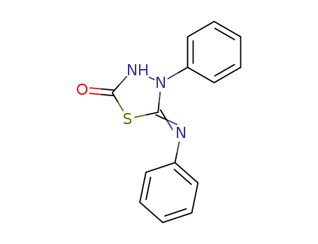 4-phenyl-5-phenylimino-[1,3,4]thiadiazolidin-2-one