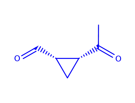 시클로프로판카르복스알데히드, 2-아세틸-, (1R-시스)-(9CI)