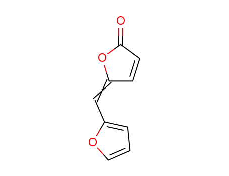 Molecular Structure of 188576-90-1 (2(5H)-Furanone, 5-(2-furanylmethylene)-)