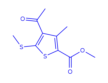 Methyl 4-acetyl-3-methyl-5-(methylthio)thiophene-2-carboxylate