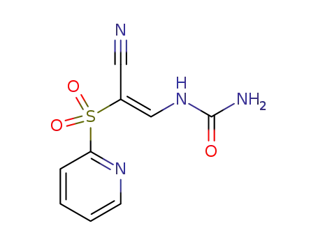(E)-1-[2-cyano-2-(pyridin-2-ylsulfonyl)vinyl]urea