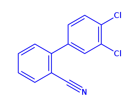 Molecular Structure of 1352318-58-1 (2-(3,4-Dichlorophenyl)benzonitrile)