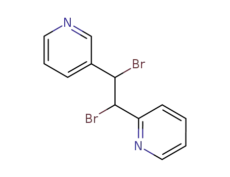 Molecular Structure of 105789-71-7 (1,2-dibromo-1-[2]pyridyl-2-[3]pyridyl-ethane)