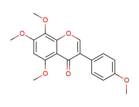 Molecular Structure of 13539-23-6 (8-HYDROXYGENISTEIN-5,7,8,4'-TETRAMETHYL ETHER)