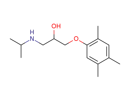 Molecular Structure of 17765-94-5 (1-(Isopropylamino)-3-(2,4,5-trimethylphenoxy)-2-propanol)