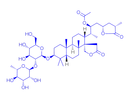 Molecular Structure of 174902-16-0 (hovenidulcioside B1)