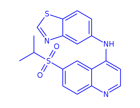 N-5-benzothiazolyl-6-[(1-methylethyl)sulfonyl]-4-Quinolinamine