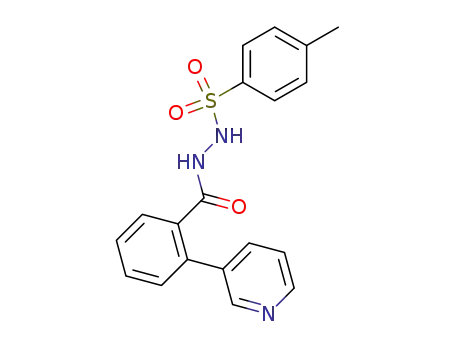 <i>N</i>-(2-[3]pyridyl-benzoyl)-<i>N</i>'-(toluene-4-sulfonyl)-hydrazine