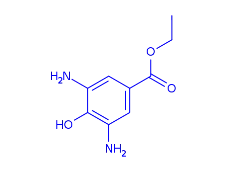 Molecular Structure of 177960-25-7 (Benzoic acid, 3,5-diamino-4-hydroxy-, ethyl ester (9CI))
