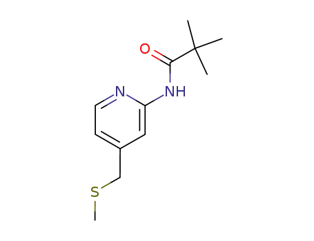 2,2-Dimethyl-N-<4-<(methylthio)methyl>-2-pyridinyl>propanamide