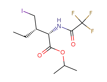 isopropyl (2S,3S)-3-ethyl-4-iodo-2-(trifluoroacetylamino)butyrate