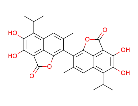 Molecular Structure of 135692-96-5 (gossylic lactone)