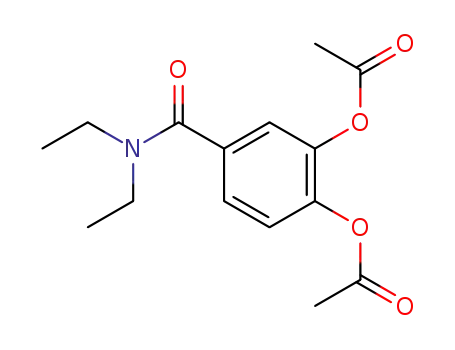 3,4-diacetoxy-benzoic acid diethylamide