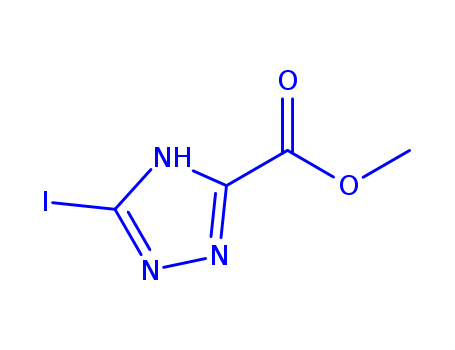 methyl 5-iodanyl-1H-1,2,4-triazole-3-carboxylate Methyl 5-iodo-1H-1,2,4-triazole-3-carboxylate, Methyl 5-iodo-4H-1,2,4-triazole-3-carboxylate