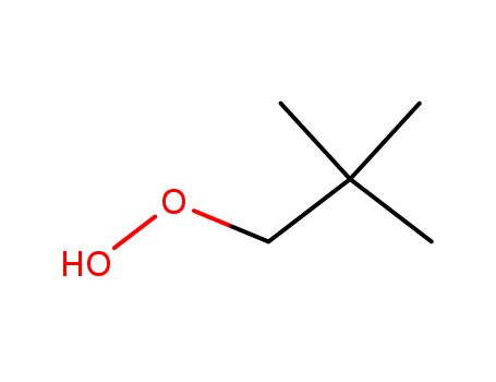 Molecular Structure of 999-80-4 (Hydroperoxide, 2,2-dimethylpropyl)