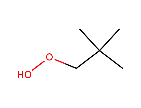 Molecular Structure of 999-80-4 (Hydroperoxide, 2,2-dimethylpropyl)