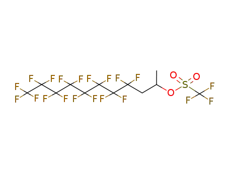 Trifluoro-methanesulfonic acid 3,3,4,4,5,5,6,6,7,7,8,8,9,9,10,10,10-heptadecafluoro-1-methyl-decyl ester