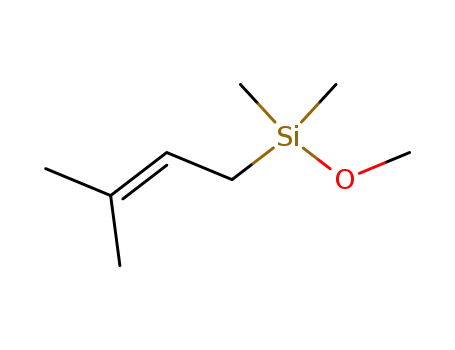 Molecular Structure of 75732-21-7 ((γ,γ-dimethylallyl)dimethylmethoxysilane)